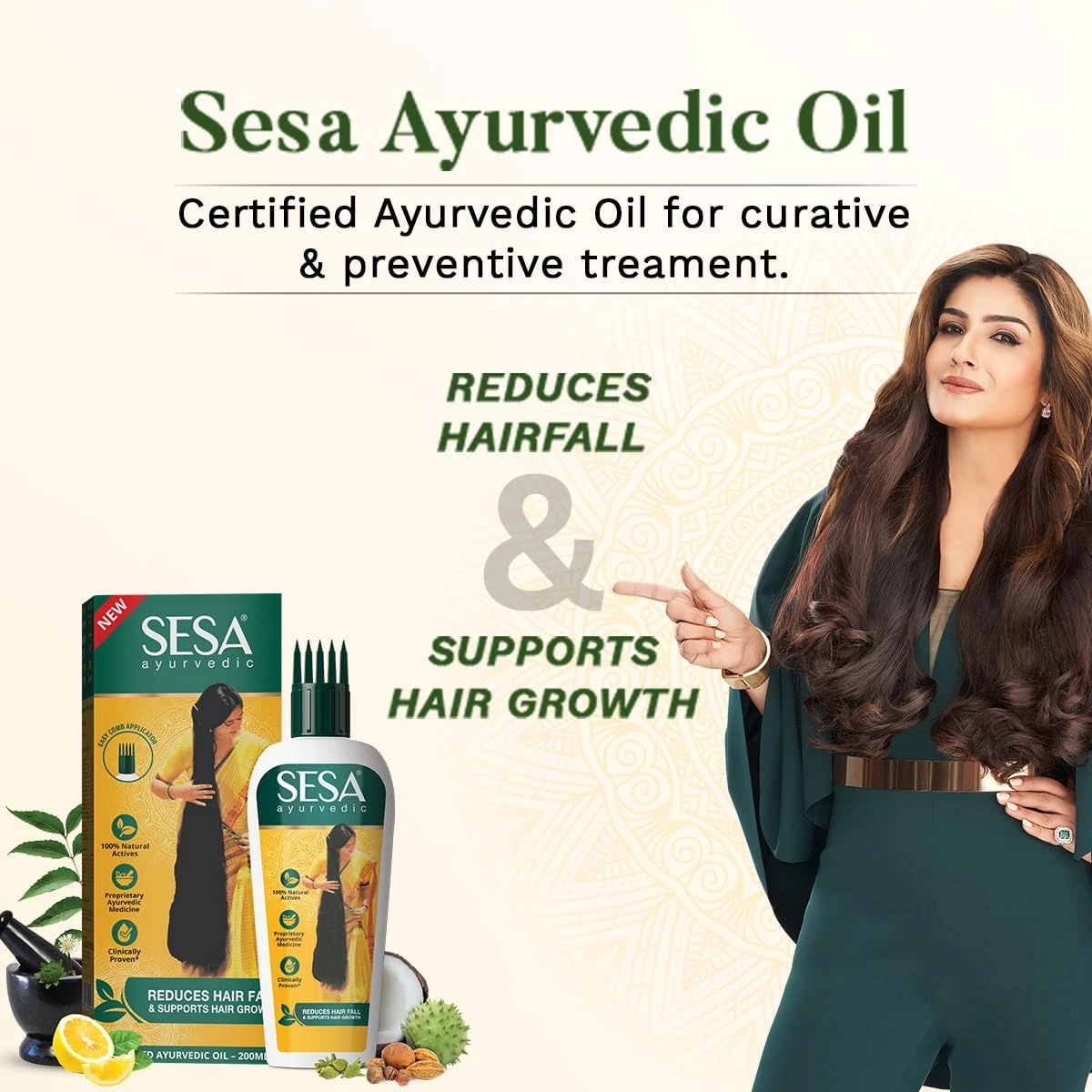 Sesa Ayurvedic Anti-Hair Fall Oil Hover