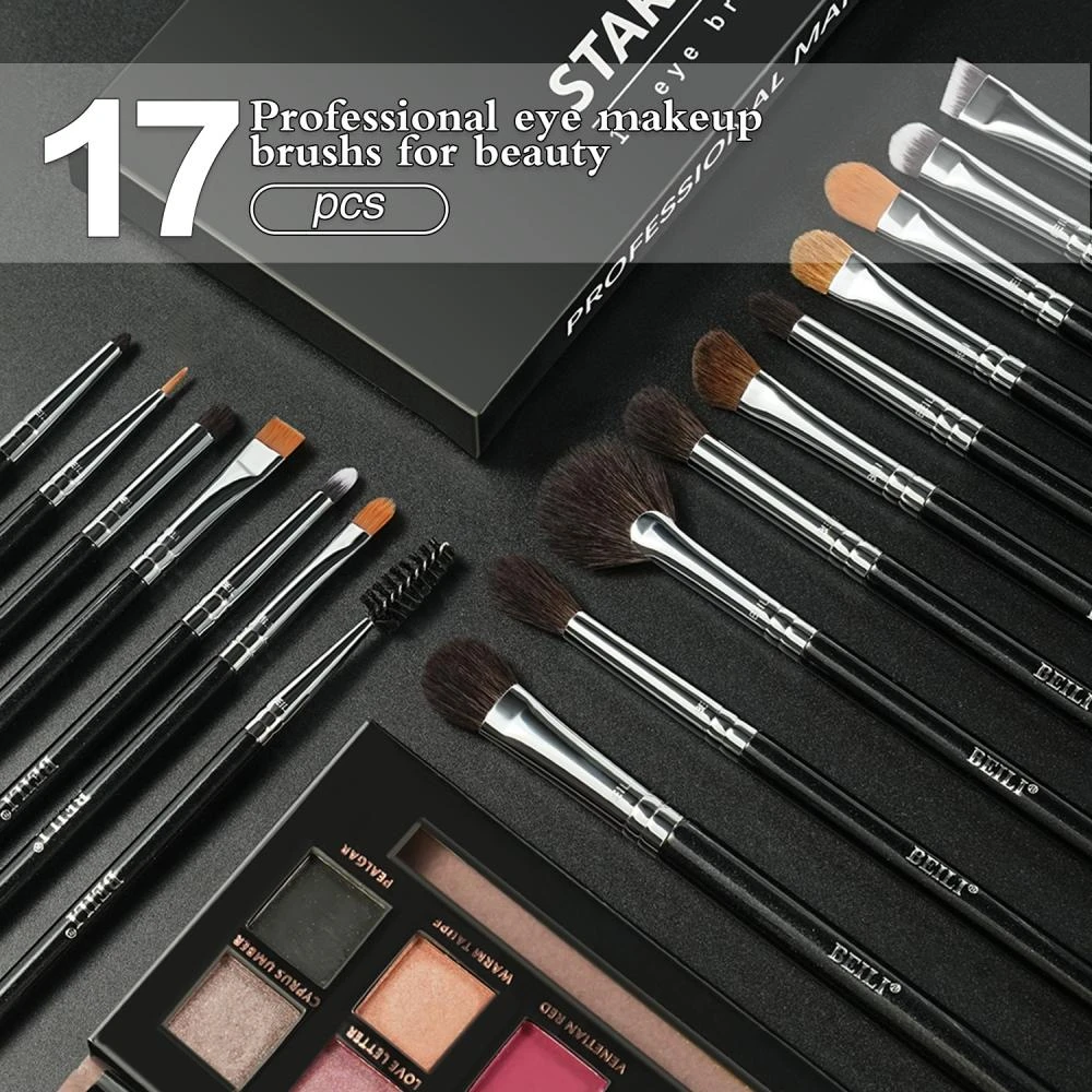 BEILI Eye Makeup Brush Set 17 pcs Hover
