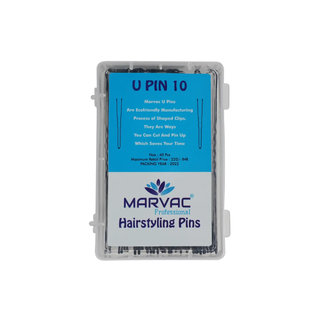 Marvac U Pins No.10 135g - Heavy Duty Hair Pins for Large Bun Hover
