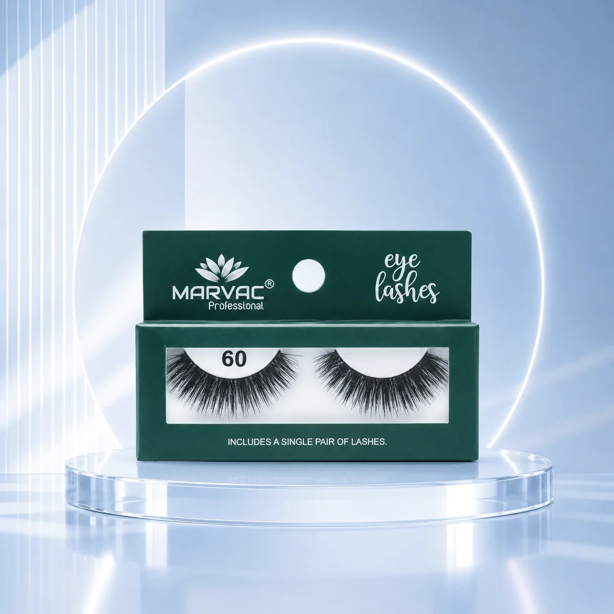 Marvac Eyelash 60 - Natural Volume False Eyelashes Hover