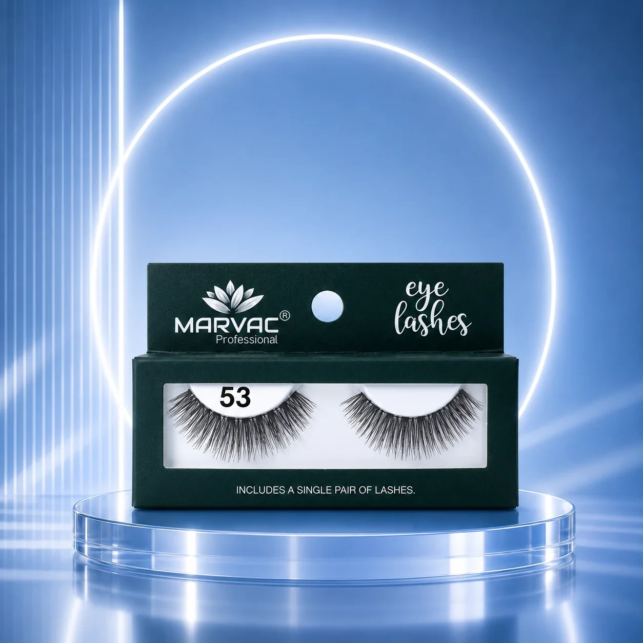 Marvac Eyelash 53 - Natural Volume False Eyelashes Hover