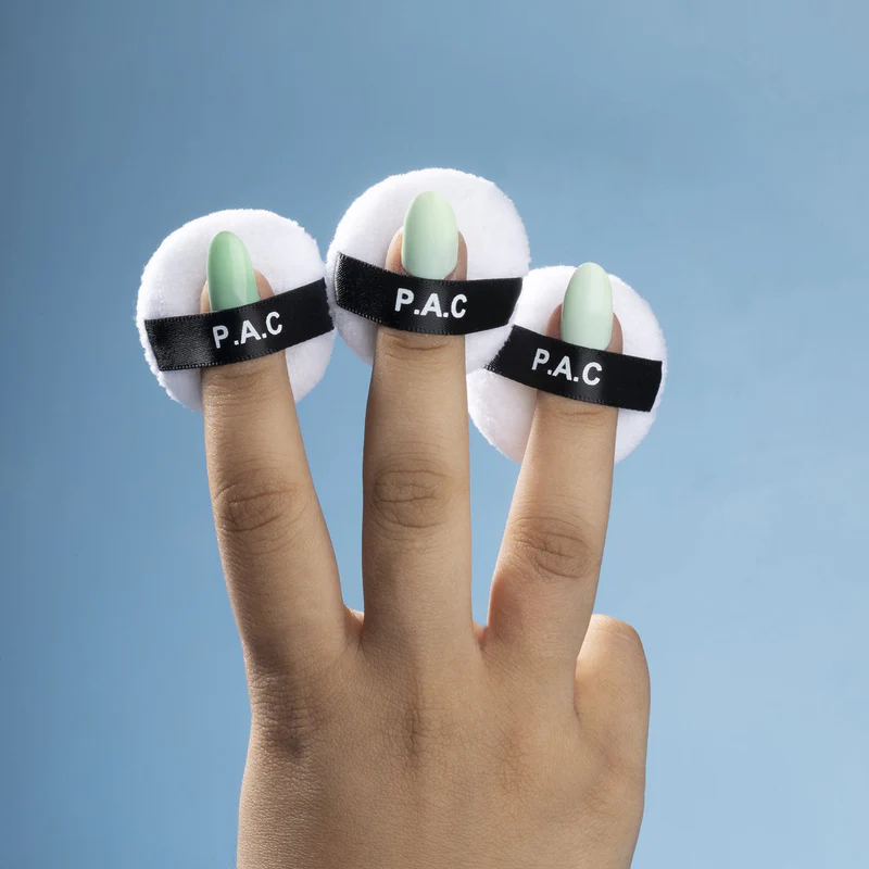 PAC Mini Cotton Puff (Round) (White) (3 Pc)