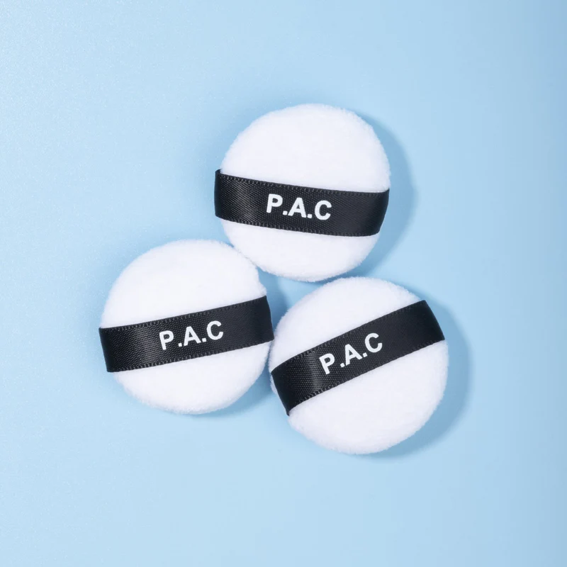 PAC Mini Cotton Puff (Round) (White) (3 Pc)