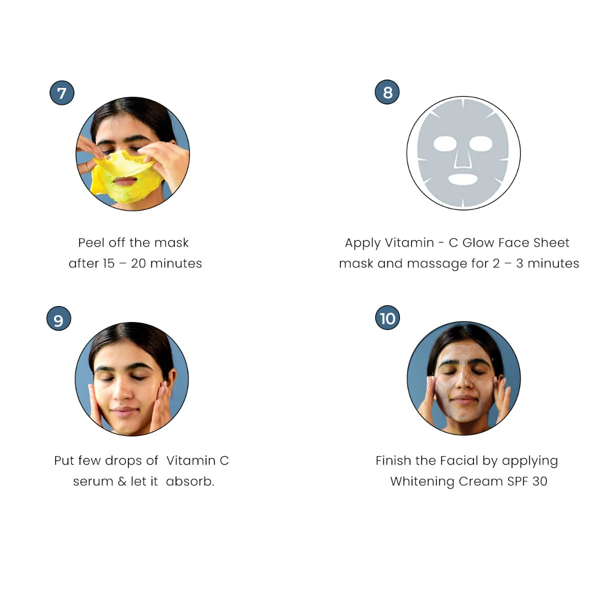 Bridal Facial Kit Vitamin C Glowing Skin (136gm)