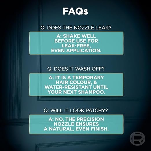 L'Oreal Paris Magic Retouch Instant Root Concealer Spray - Black, Volume-75 ml, For All Hair Types, Instant Grey Coverage, Water-proof, Transfer-proof & Quick-drying Formula