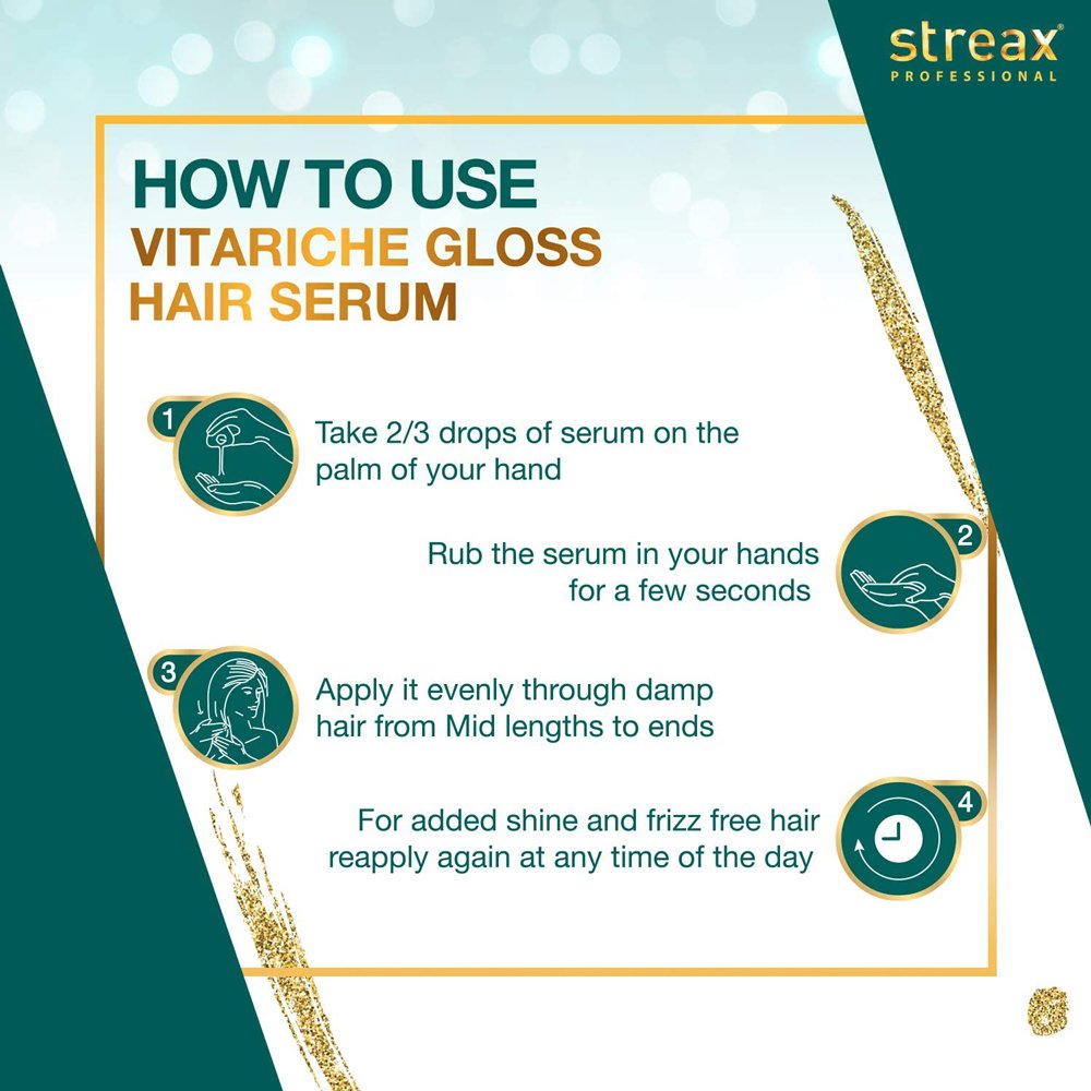 Streax Vitariche Gloss Hair Serum