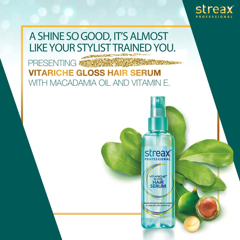 Streax Vitariche Gloss Hair Serum