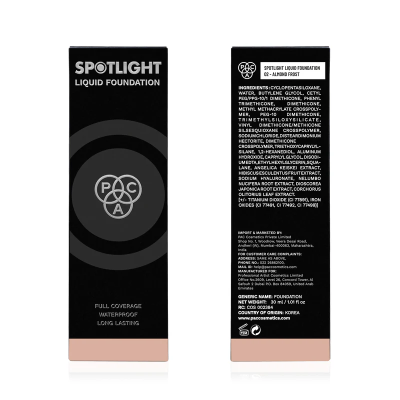 PAC Spotlight Liquid Foundation (30ml)